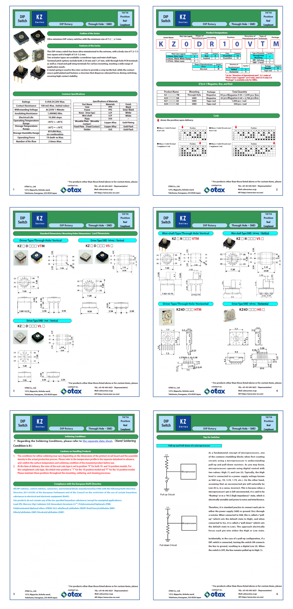 Rotary KZ Series – OTAX Web Site (English)